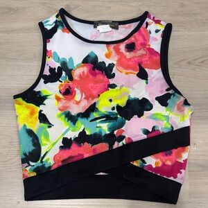 Floral Sleeveless Women's Top